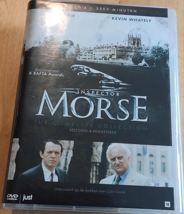 Volledige dvd serie Morse BBC detective, Cd's en Dvd's, Dvd's | Documentaire en Educatief, Zo goed als nieuw, Ophalen of Verzenden