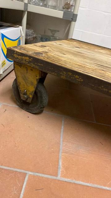 Vintage originele salontafel, Huis en Inrichting, Tafels | Salontafels, Ophalen, Gebruikt