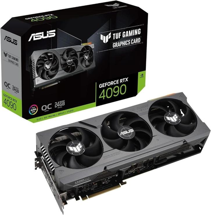 ASUS TUF GeForce RTX 4090 OC Edition Gaming Graphics Card, Computers en Software, Videokaarten, Zo goed als nieuw, Nvidia, PCI-Express 5.0