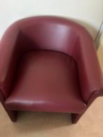 Zetels leder bordeaux, Ophalen, Zo goed als nieuw