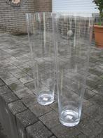 Glazen vazen, Ophalen, Zo goed als nieuw, Blauw, Glas