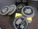 6 onderleggers doosje "design Philipp" Zweeds design, Antiek en Kunst, Ophalen of Verzenden