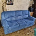 Salon nubuck divan 3 places + 2 fauteuils, Maison & Meubles, Canapés | Coins salons complets, Enlèvement, Utilisé