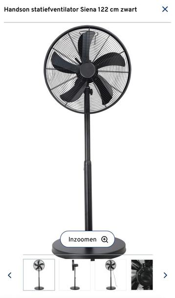 Handson Statiefventilator Siena 122cm beschikbaar voor biedingen