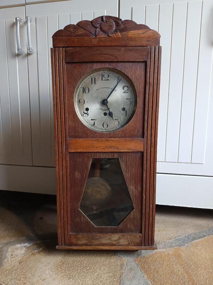 Oude franse wandklok Westminster, Antiek en Kunst, Antiek | Klokken, Verzenden