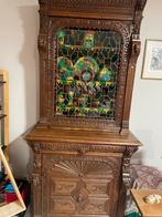 Meuble ancien avec vitraux, Antiquités & Art, Enlèvement