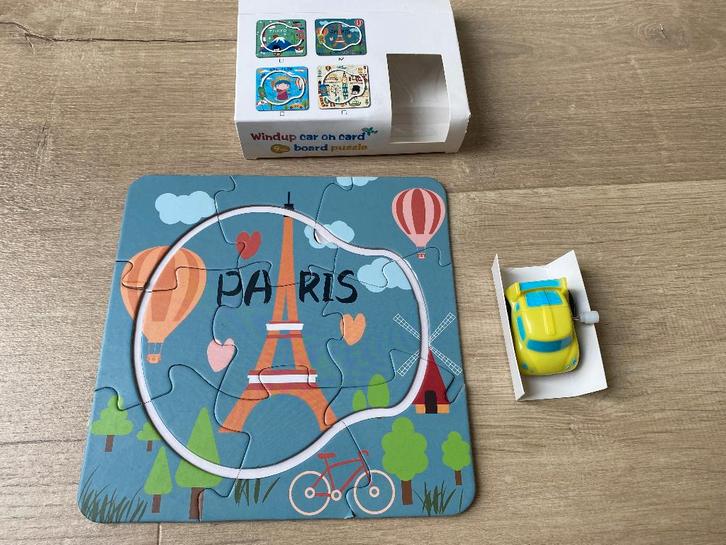 Puzzel bord met auto traject, Enfants & Bébés, Jouets | Puzzles pour enfants, Neuf, 6 mois à 2 ans, Moins de 10 pièces, En bois