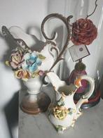 Cruche de vase en porcelaine italienne, Antiquités & Art, Enlèvement ou Envoi