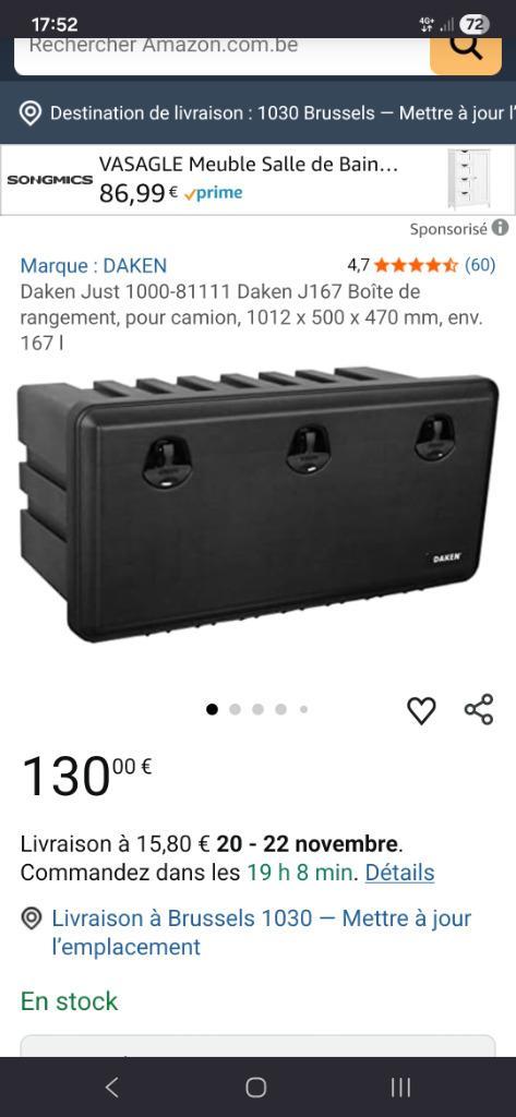 Coffre attelage, porte velo, camping. coffre étanche, Caravans en Kamperen, Overige Caravans en Kamperen, Nieuw, Ophalen