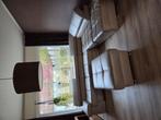Mooi lederen hoeksalon, Huis en Inrichting, Ophalen, Gebruikt