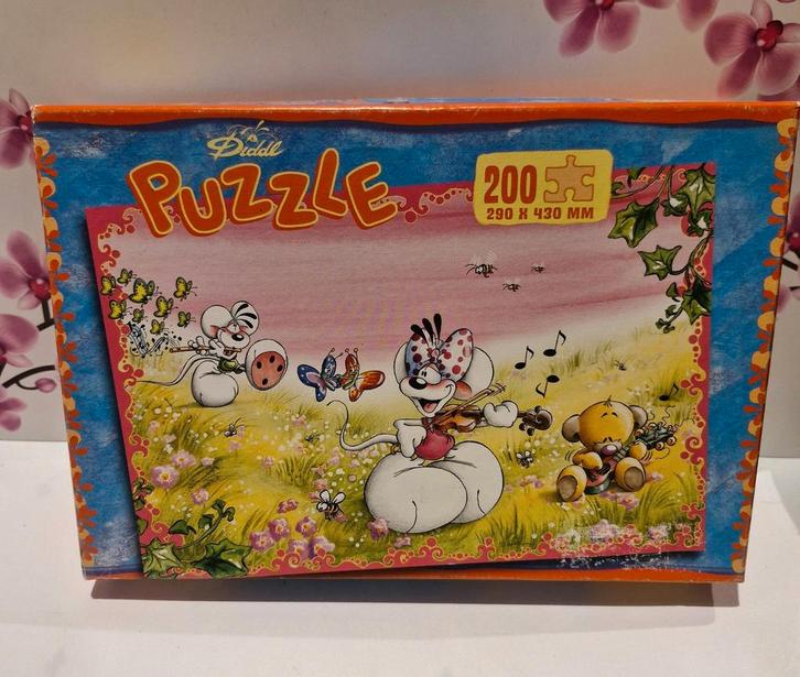 🩵 Diddl & Diddlina Puzzel, Verzamelen, Diddl, Overige typen, Diddlina, Ophalen of Verzenden