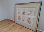 Litho Pierre Alechinsky: Faux en écriture, Ophalen