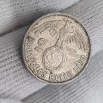 Munt / Duitsland / 2 Reichsmark / Von Hind / 1939 A / Zilver, Ophalen of Verzenden, Duitsland, Losse munt, Zilver
