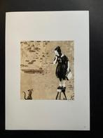 BANKSY EXTRA GROOT genummerd met stempel, Ophalen of Verzenden