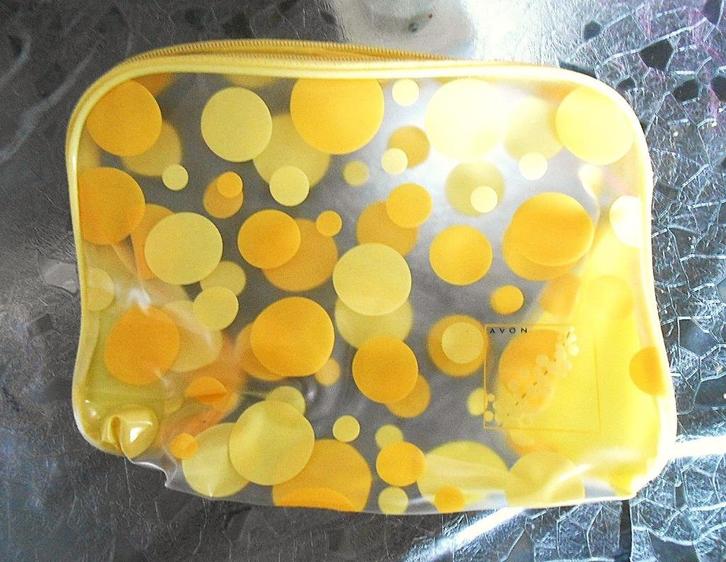 Avon: schattig klein hoesje, Handtassen en Accessoires, Toilettassen, Nieuw, Geel, Ophalen of Verzenden