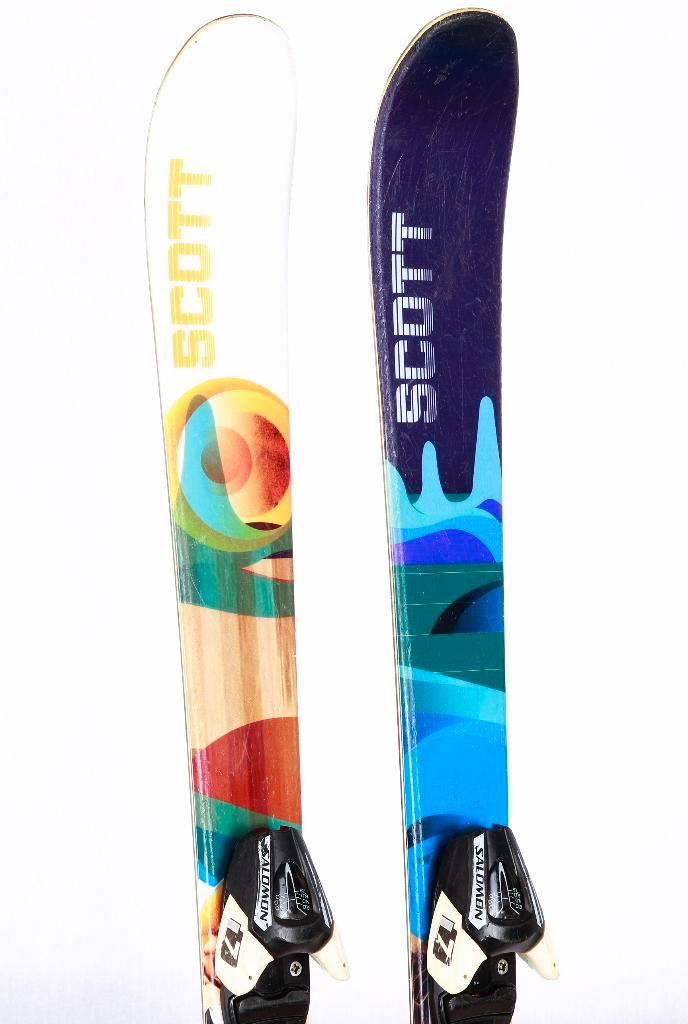 101 131 kinder ski's SCOTT RASCAL, freestyle +, Sport en Fitness, Skiën en Langlaufen, Zo goed als nieuw, Ski's, Ski, Salomon