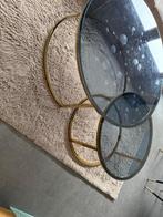 Table basse en verre, Enlèvement ou Envoi, Rond, 50 à 100 cm, Comme neuf