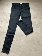 Skinny zwarte jeans met coating van Pepe Jeans (27), Kleding | Dames, Broeken en Pantalons, Gedragen, Lang, Maat 36 (S), Zwart