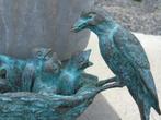 statue d un nid d hirondelles a fixer au mur en bronze ., Enlèvement ou Envoi, Neuf