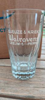 Geuze en kriek glas Walravens, Verzamelen, Biermerken, Ophalen of Verzenden, Zo goed als nieuw, Leeuw