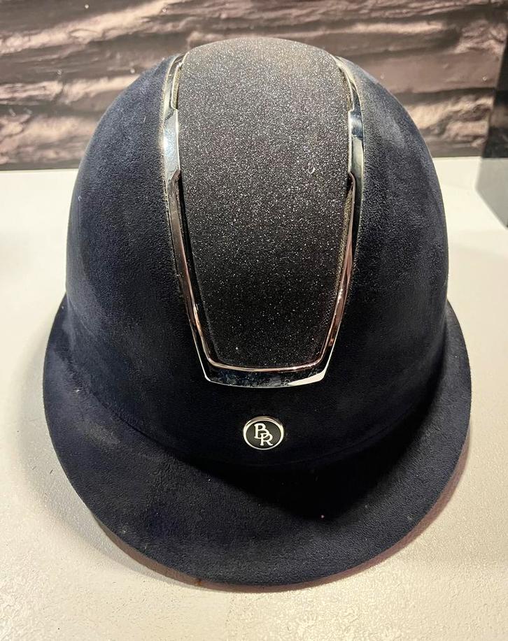 Rijhelm Br, maat M,  55-57, Dieren en Toebehoren, Paardrijkleding, Zo goed als nieuw, Dames, Kinderen, Ophalen of Verzenden