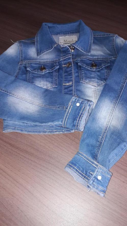 jeans jasje meisje, Kleding | Dames, Jassen | Zomer, Nieuw, Maat 36 (S), Blauw, Ophalen of Verzenden