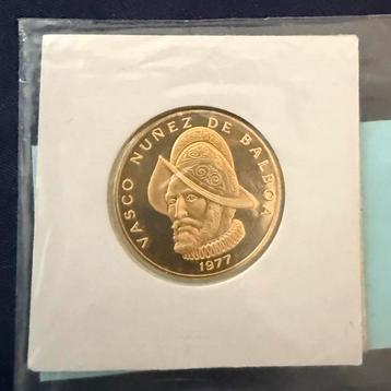 GOLD COIN PANAMA 100 BALBOAS, 1977 beschikbaar voor biedingen