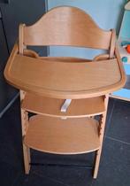 Eetstoel kind hout, Kinderen en Baby's, Ophalen, Gebruikt, Afneembaar eetblad