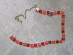 Vintage geemailleerde riem, Kleding | Dames, Riemen en Ceinturen, Ophalen of Verzenden, Zo goed als nieuw