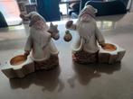 2 x stenen kerstman, Ophalen of Verzenden