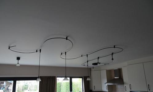 verlichting draadsysteem met 7 losse armaturen, Doe-het-zelf en Bouw, Bouwverlichting, Zo goed als nieuw, Lamp, Ophalen