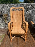 Rotan vintage stoel, Ophalen of Verzenden, Rotan