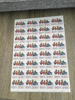 Kiekeboe - wonen stickervel 2014, Verzamelen, Ophalen of Verzenden, Overige figuren, Nieuw, Plaatje, Poster of Sticker