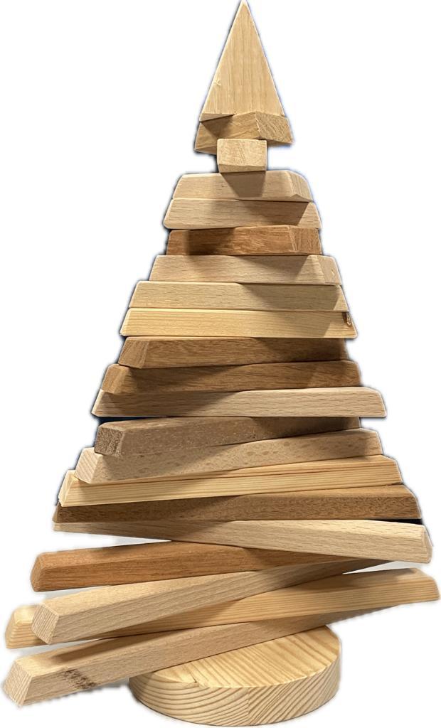 kerstboompje, hout, 31 cm, Maison & Meubles, Accessoires pour la Maison | Autre, Neuf, Enlèvement