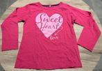 Roze longsleeve (Zeeman, maat 146/152), Kinderen en Baby's, Kinderkleding | Maat 146, Ophalen of Verzenden, Gebruikt, Zeeman, Shirt of Longsleeve