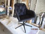 fauteuil noir en velours pour bureau, Ophalen, Nieuw, Zwart, Bureaustoel