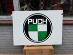 Groot oud PUCH emaille reclamebord, Verzamelen, Merken en Reclamevoorwerpen, Ophalen, Gebruikt, Reclamebord
