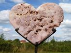 Zeldzame Rozen Amethist Hart, Ophalen of Verzenden, Mineraal