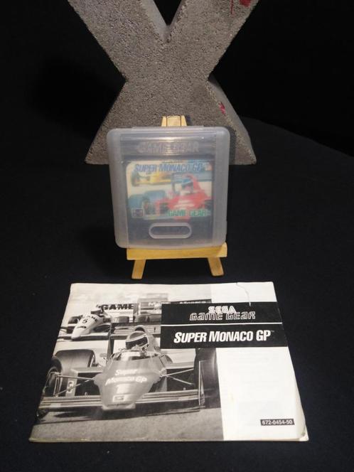 Sega Game Gear Game - Super Monaco GP - Cartridge + hoesje +, Games en Spelcomputers, Games | Sega, Gebruikt, Game Gear, Racen en Vliegen