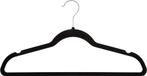20 zwart fluwelen hangers, Nieuw, Volwassenen, Fluweel, Verzenden