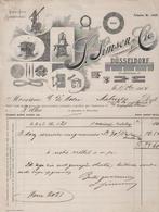 DEUTSCHLAND:1904:Factuur van ##S. SIMSON & Cie, DÜSSELDORF##, Collections, Oude facturen., Utilisé, Enlèvement ou Envoi