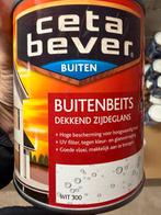 Cetabever dekkende witte beits 0,75l en 1,25liter, Ophalen of Verzenden, Nieuw, Acrylverf