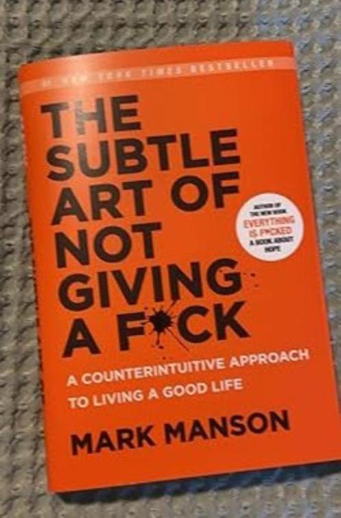 The subtle art of not giving a f*ck, Boeken, Advies, Hulp en Training, Ophalen of Verzenden