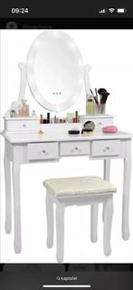 Kaptafel met spiegel, stoel en schuifjes te koop, Enlèvement, Utilisé