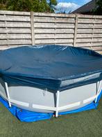 Zwembad intex 3 m met zandfilter en warmtepomp, Tuin en Terras, Zwembaden, Ophalen, 80 tot 120 cm, Rond, Zo goed als nieuw