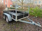 Dubbel as aanhangwagen L2,57m B1,31m 750kg id NIEUW HOUT, Auto diversen, Aanhangers en Bagagewagens, Ophalen, Gebruikt