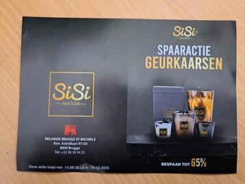 240 spaarzegels SiSi Maison Geurkaarsen beschikbaar voor biedingen