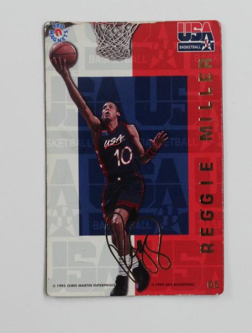 1994 USA Basketball Pro Aimants Reggie Miller #05 - 1994, Sports & Fitness, Basket, Utilisé, Autres types, Enlèvement ou Envoi