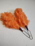 Lot oranje pluimen , 16 cm hoog, Verzamelen, Verzenden