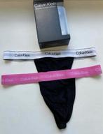 Calvin Klein String Heren Nieuw, Kleding | Heren, Ondergoed, Verzenden, Zwart, Calvin Klein, Slip